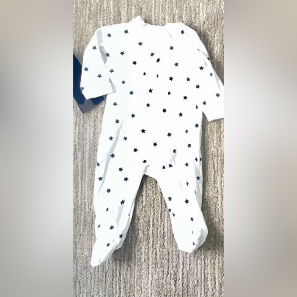 Luda Baby White Star-Patterned Kids One Piece See photo 2 for details
